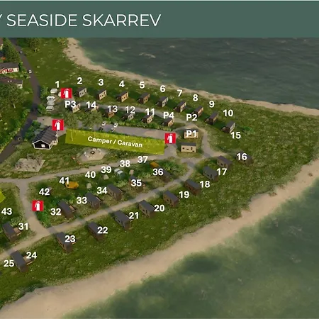 Ferienhaus Tiny Seaside Beachfront - Skarrev *